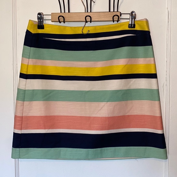 LOFT Dresses & Skirts - Loft multicolored a-line striped mini skirt